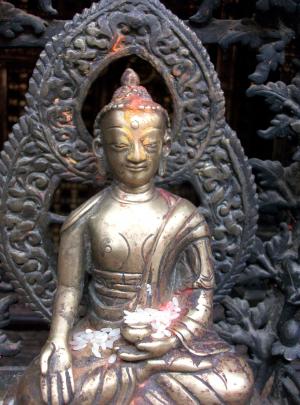 尼泊尔, 雕像, 圣所, 佛教