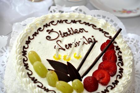 蛋糕, 生日, 的生日, 蜡烛, 糖果, 甜, 甜点