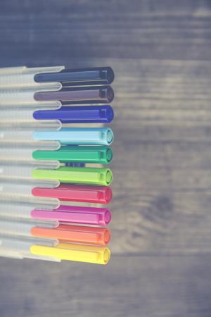 钢笔, 多彩, 油漆, 绘制, 彩色的铅笔, 颜色, 彩色铅笔
