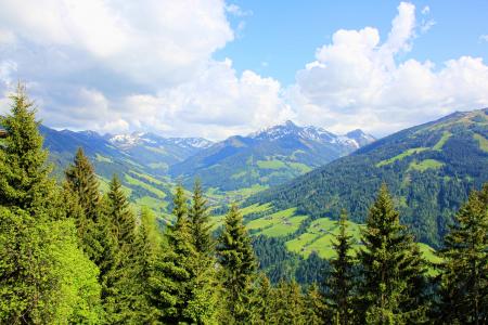 景观, 山世界, 奥地利, 山脉, 自然, 高山, 天气很好