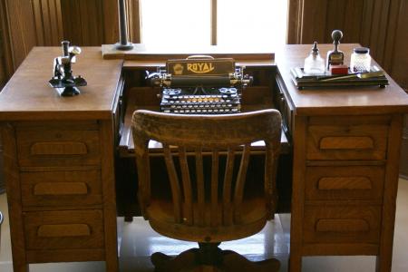 打字机, 办公桌打字机, 年份, 古董, 打字, 新闻, 设备