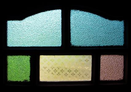 窗口, 玻璃, 彩色玻璃, 颜色, 多彩, 老, 框架