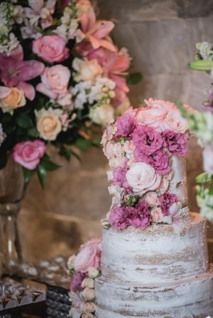 蛋糕, 一方, 婚姻, 花, 粉红色的颜色, 花瓶, 玫瑰-花