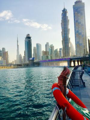迪拜, 运河, 水道, 具有里程碑意义, 城市, 水, 旅行
