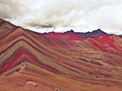秘鲁, 库斯科, 彩虹山, 景观
