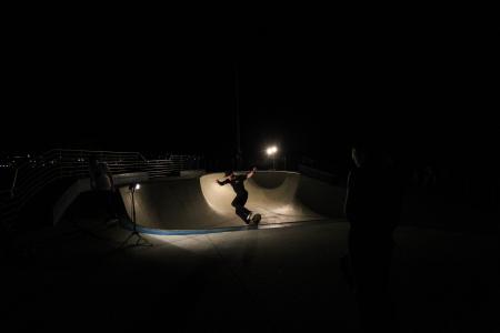 黑暗, 业余爱好, 灯, 滑冰, 滑板, 滑板, 滑板