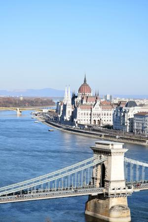 布达佩斯, 匈牙利, 多瑙河, 城市, 欧洲, 旅行, 建设