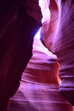 光, 差距, 羚羊峡谷, 神秘, 亚利桑那州, 砂岩