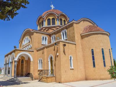 塞浦路斯, frenaros, 奇洛斯迈克尔, 教会, 东正教, 圆顶, 宗教