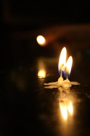 蜡烛, 晚上, 光明