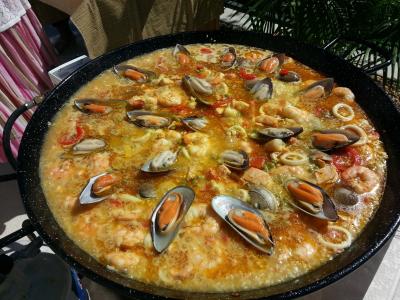 瓦伦西亚海鲜饭, 西班牙海鲜饭, 西班牙海鲜饭, 消防, 西班牙, 食品, 大米