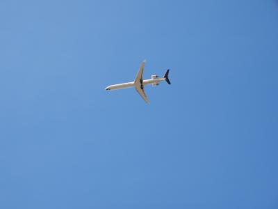 飞机, 天空, 飞, 蓝色, 传单, 飞机噪音, 旅行