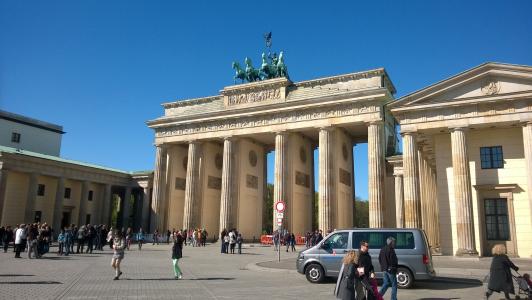 勃兰登堡门 tor, 柏林, 建筑, 纪念碑, 德国, 德语