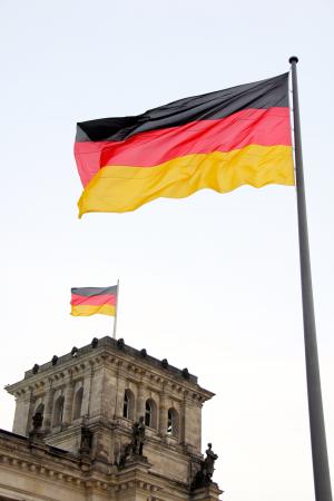 柏林, 国旗, 德国, 颤振, 德国国会大厦, 资本, 建设