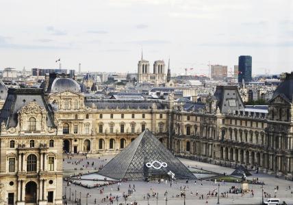 巴黎, 法国, 假日, 罗浮宫, 博物馆, 访问, 休息
