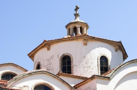 塞浦路斯, lefkara, 教会, 圆顶, 建筑, 东正教, 宗教