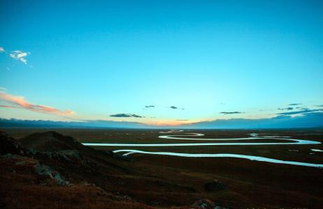 草原, 河, 蓝蓝的天空, 自然, 景观, 风景, 冰岛