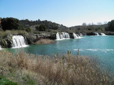 拉古纳, 水, 自然, 西班牙, 瀑布, 景观, ruidera 湖