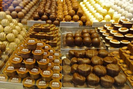 巧克力, 糖果, 甜, 甜点, 美味, 分类, 糖果