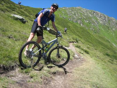 transalp, 山地自行车, bergsport, 骑自行车, 自行车, 走了, 山脉