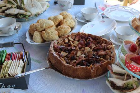 饼, applepie, 高级茶, 食品, 顿饭, 美食, 板