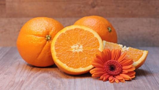 橙色, 柑橘类水果, 水果, 健康, 维生素 c, 弗里施, 一半