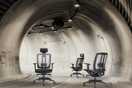 椅子, 隧道, 环境, 坐, 屏幕