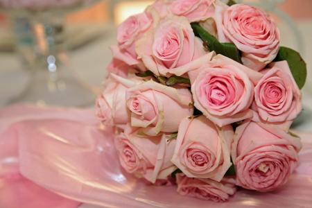 上升, 婚礼, 束玫瑰花, 花, 斯特劳斯, 祝贺, 花束