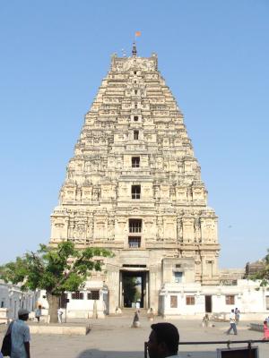 virupaksha 寺, 亨比, 教科文组织网站, 卡纳塔克, 印度, 旅行, 宗教
