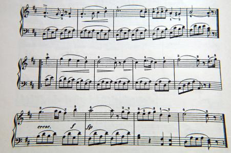 音乐, 谱号, notenblatt, 纹理, 音符, 古典音乐, 乐谱
