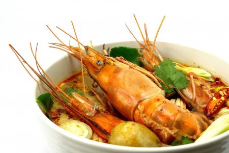 冬阴功, 酸辣汤, 虾, 食品, 泰国, 泰国食品, 一道菜