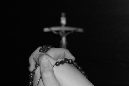 祈祷, 手, 念珠, 祷告, 信心, 宗教, 十字架