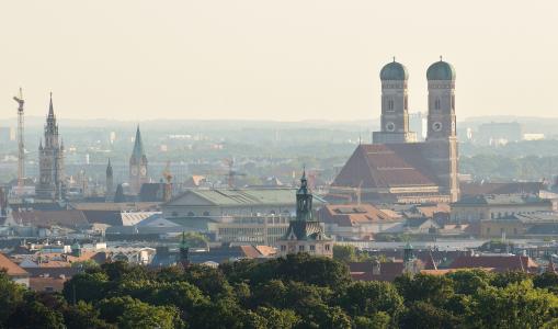 慕尼黑, 圣母教堂, 巴伐利亚, 国有资本, 城市, 具有里程碑意义, 建设