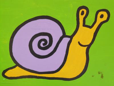 蜗牛, 卡通人物, 绘图, 有趣, 图像, 动物, 图