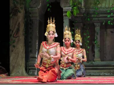 柬埔寨, 舞者, 舞蹈, 旅行, 显示
