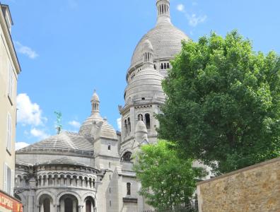 巴黎, 蒙马特尔, 大教堂, 神圣的心, 圆顶, 纪念碑, 历史