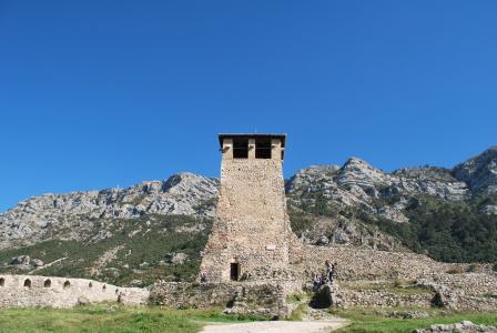 阿尔巴尼亚, 废墟, 堡垒, dre, 塔, 墙上, 历史
