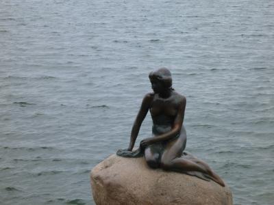 雕像, 美人鱼, 水, 海, 哥本哈根
