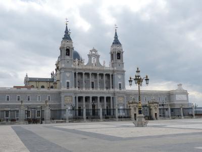 马德里, 西班牙, 大教堂, 教会, 尖塔, 空间, 灯笼
