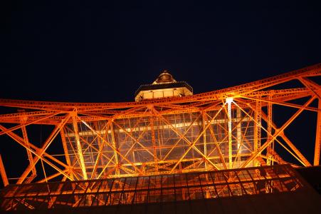 特写, 埃菲尔铁塔, 法国, 具有里程碑意义, 灯, 晚上, 巴黎