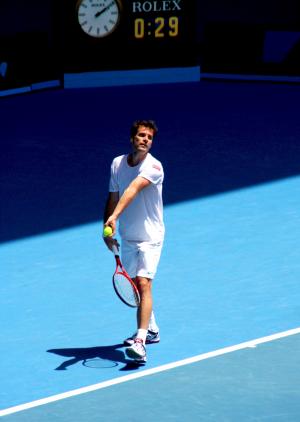 网球, thommy 哈斯, 澳大利亚公开赛2012, 墨尔本, 棒紫菜竞技场, 保费, 打网球