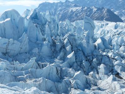 冰川, 冰, 自然, 蓝色, 阿拉斯加, 冬天, 户外