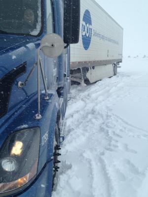 雪, 卡车, 感冒