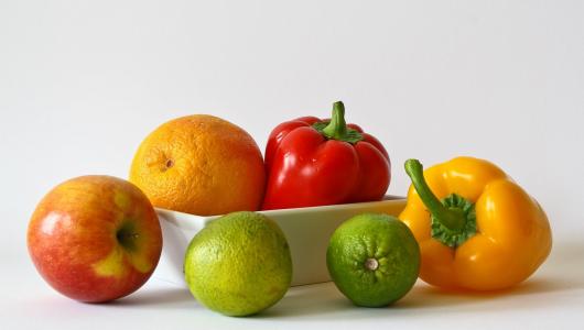 水果, 维生素, 橙色, 健康, 食品, 苹果, 柠檬