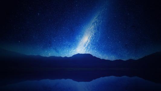蓝色, 晚上, 星星, 占星学, 星座, 天空, 空间