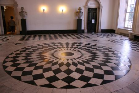 棋牌地板, 黑白地板, 格林威治, 伦敦, 地板, 对称, 地板