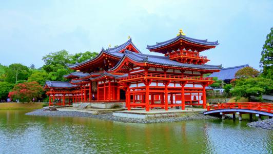 京都议定书, 它, 平等寺, 寺庙和神社, 凤凰城