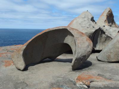 岩石, 侵蚀, 风, 海, 澳大利亚, 卓越的岩石, 袋鼠岛