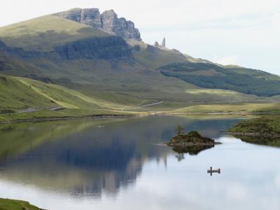苏格兰, 斯凯, 斯凯, 岩石, 湖, 水, 自然