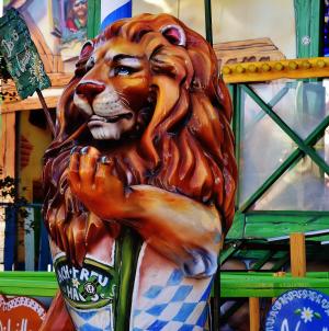 慕尼黑啤酒节, 狮子, 美食, 图, 喧嚣和热闹, 公平, 民间的节日